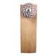 2 Pieces Pink And Black Etched Ceramic Wooden Door Stopper